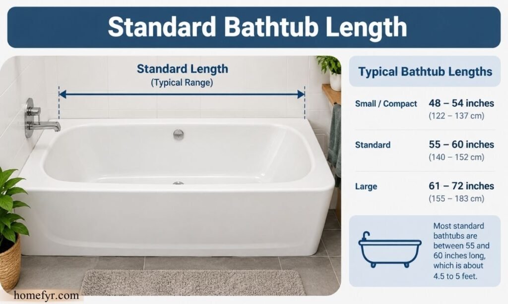 Standard Bathtub Length
