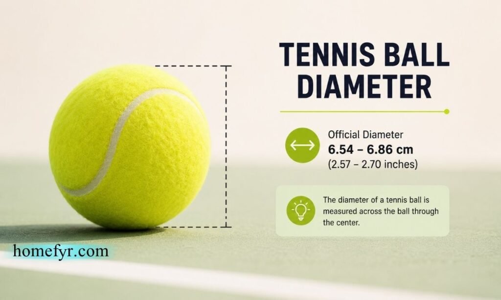 Tennis Ball Diameter