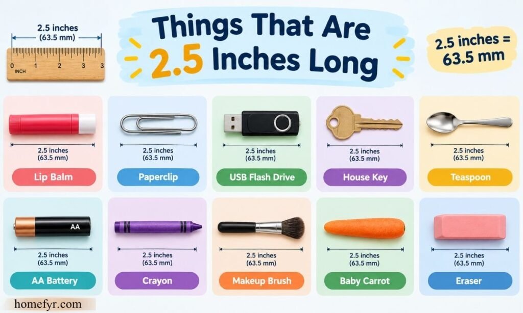 Things That Are 2.5 Inches Long