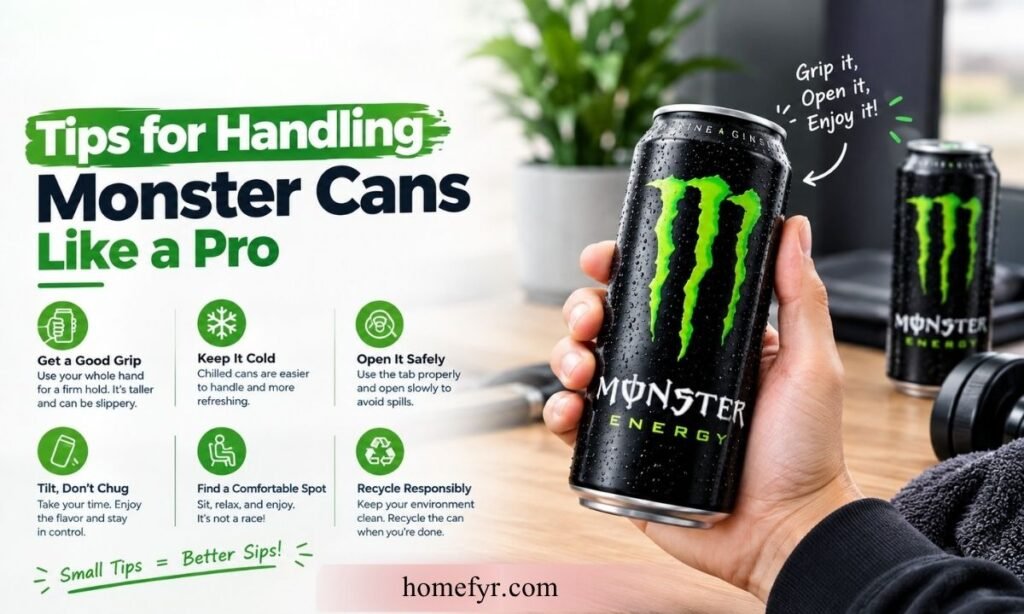Tips for Handling Monster Cans Like a Pro