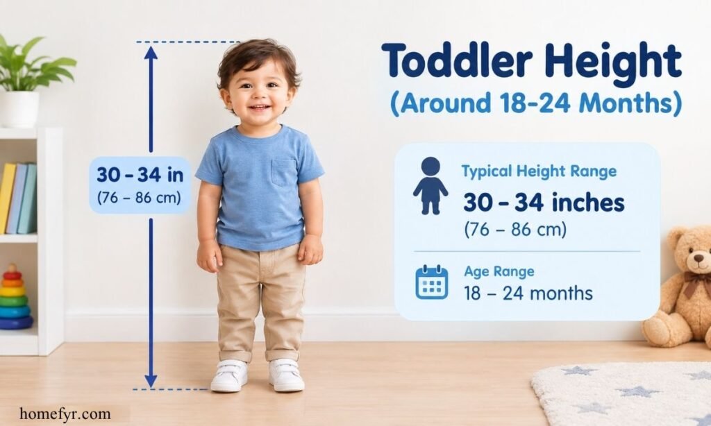 Toddler Height (Around 18-24 Months)