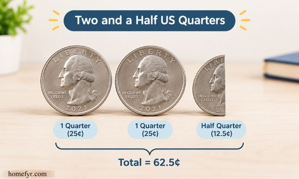 Two and a Half US Quarters