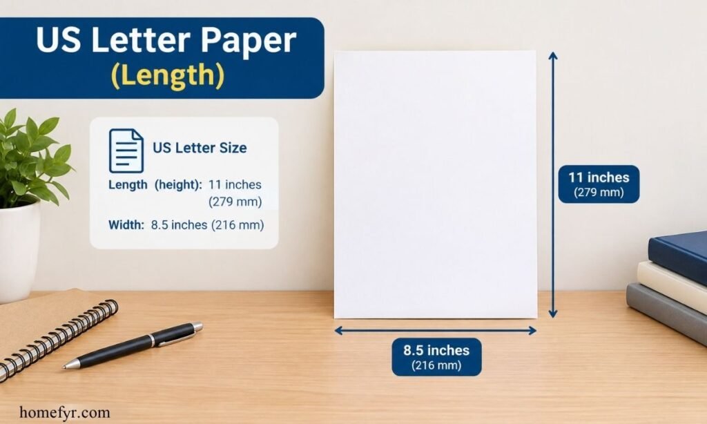US Letter Paper (Length)