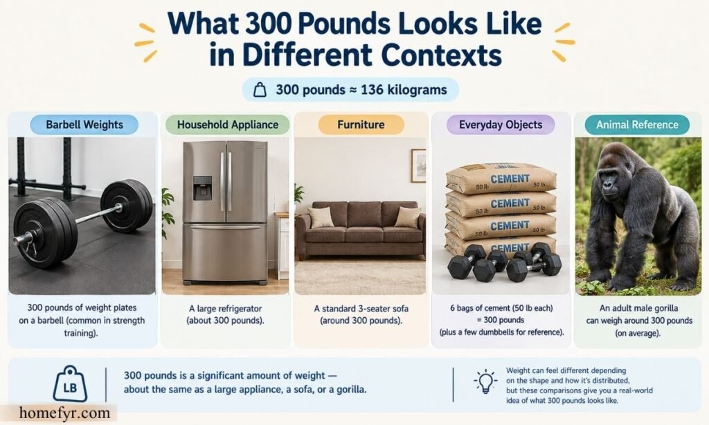 What 300 Pounds Looks Like in Different Contexts