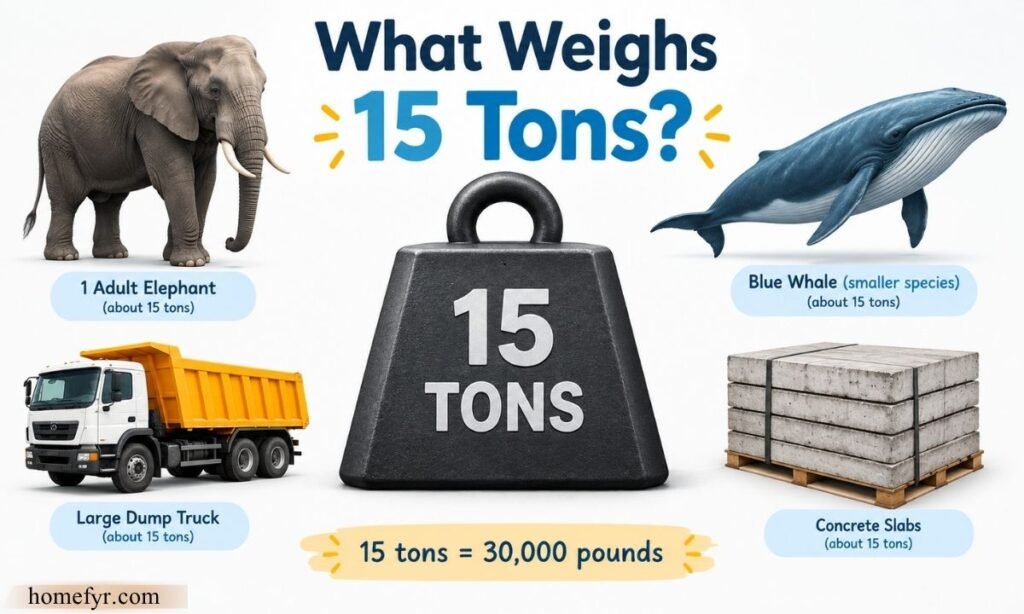 What Weighs 15 Tons