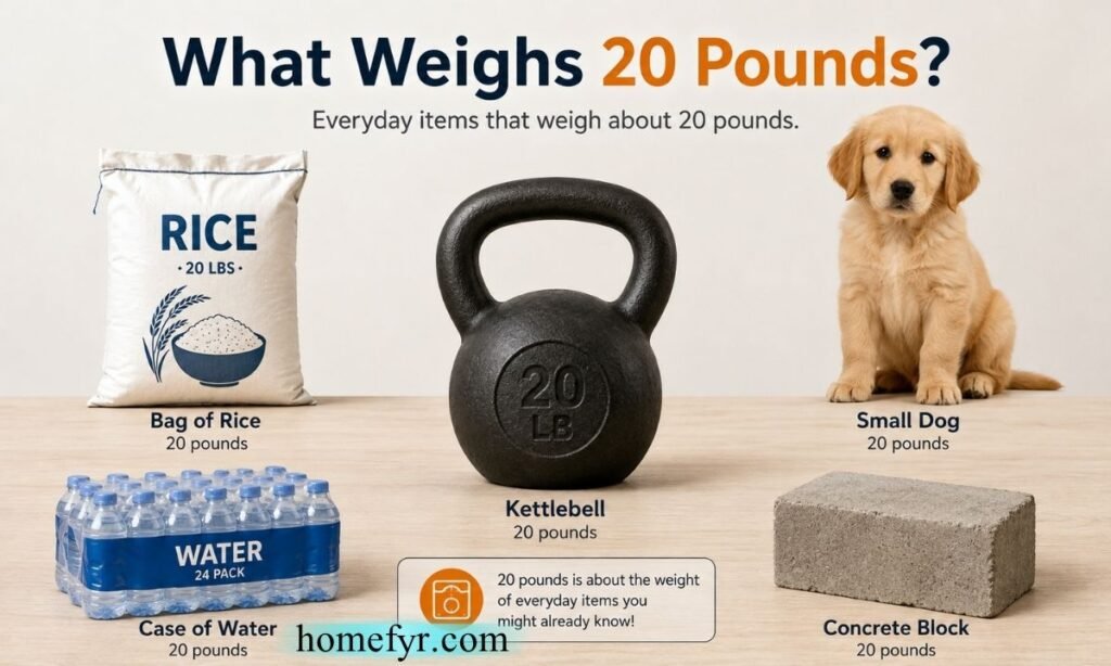 What Weighs 20 Pounds