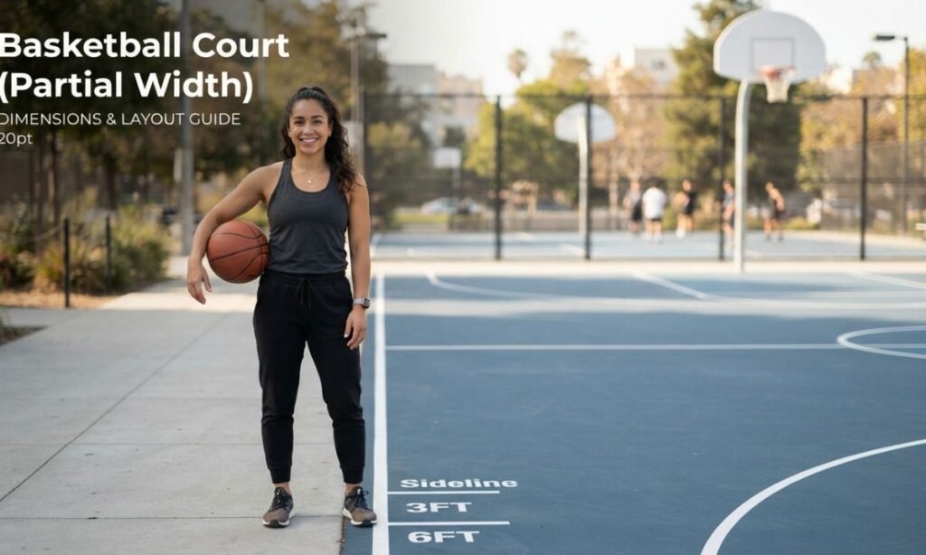 Basketball Court (Partial Width)