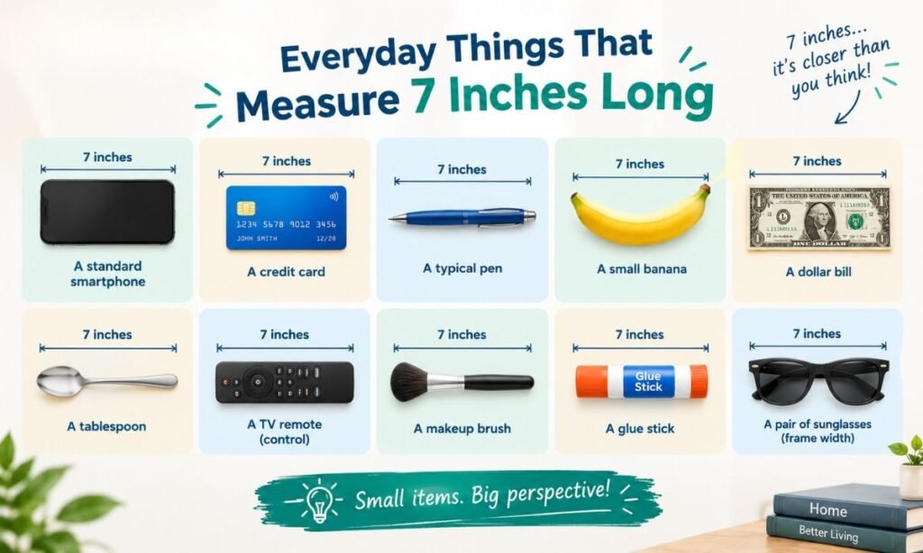 Everyday Things That Measure 7 Inches Long