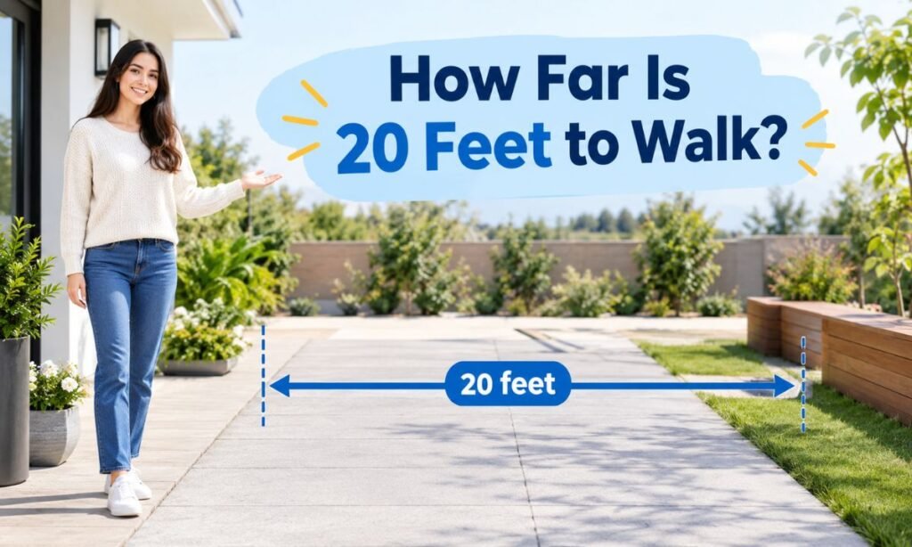 How Far Is 20 Feet to Walk