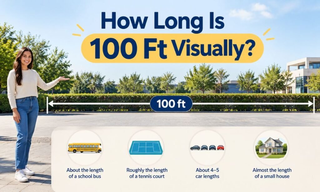 How Long Is 100 Ft Visually