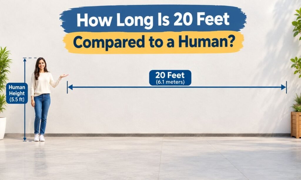 How Long Is 20 Feet Compared to a Human