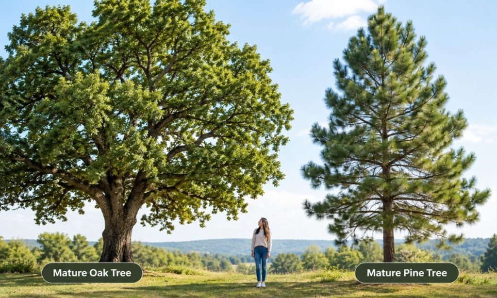 Mature Oak or Pine Tree