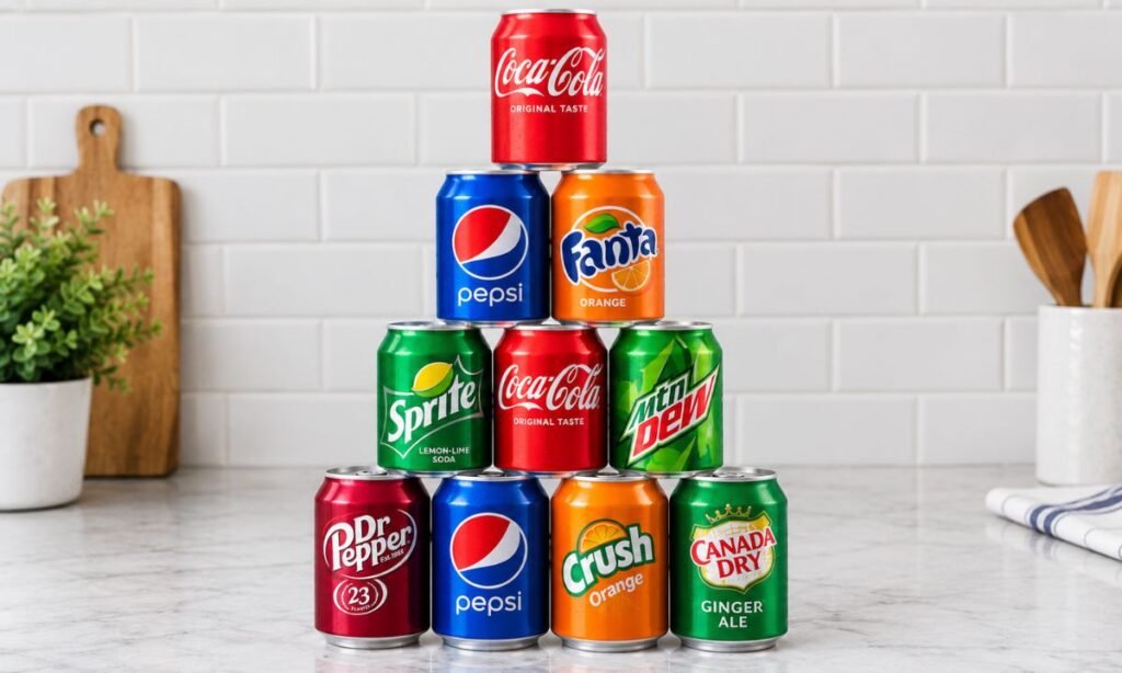 Soda Cans Stacked