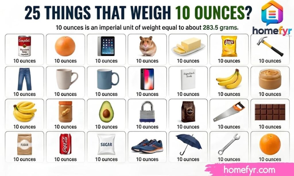 25 Things That Weigh 10 Ounces