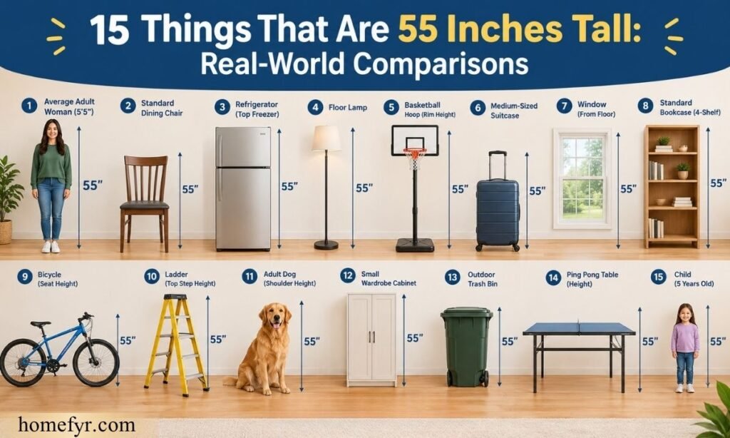 15 Things That Are 55 Inches Tall Real-World Comparisons