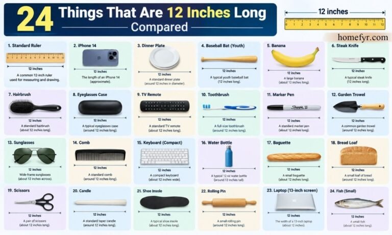 24 Things That Are 12 Inches Long Compared