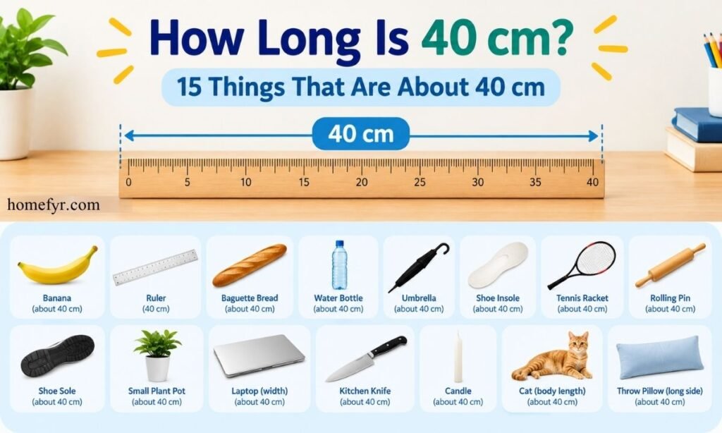 How Long Is 40 cm 15 Things That Are About 40 cm