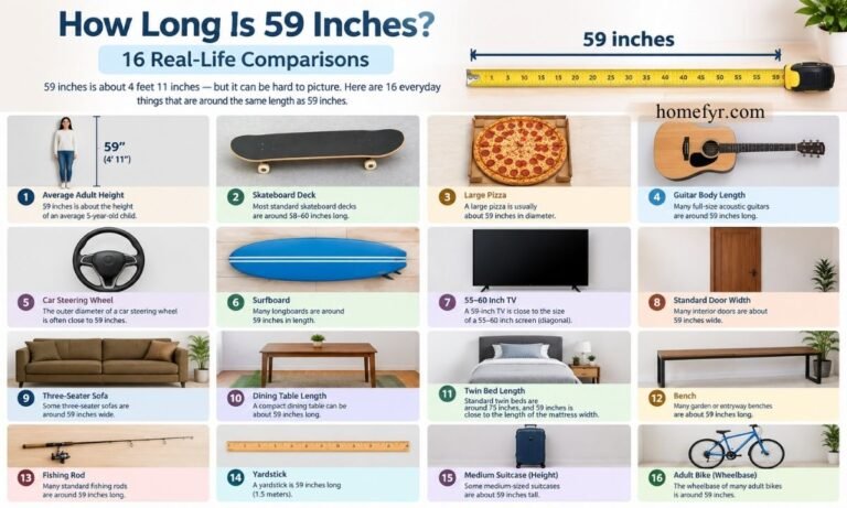 How Long Is 59 Inches 16 Real-Life Comparisons