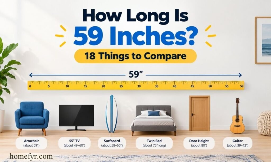 How Long Is 59 Inches 18 Things to Compare