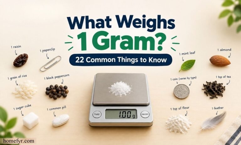 What Weighs 1 Gram 22 Common Things to Know