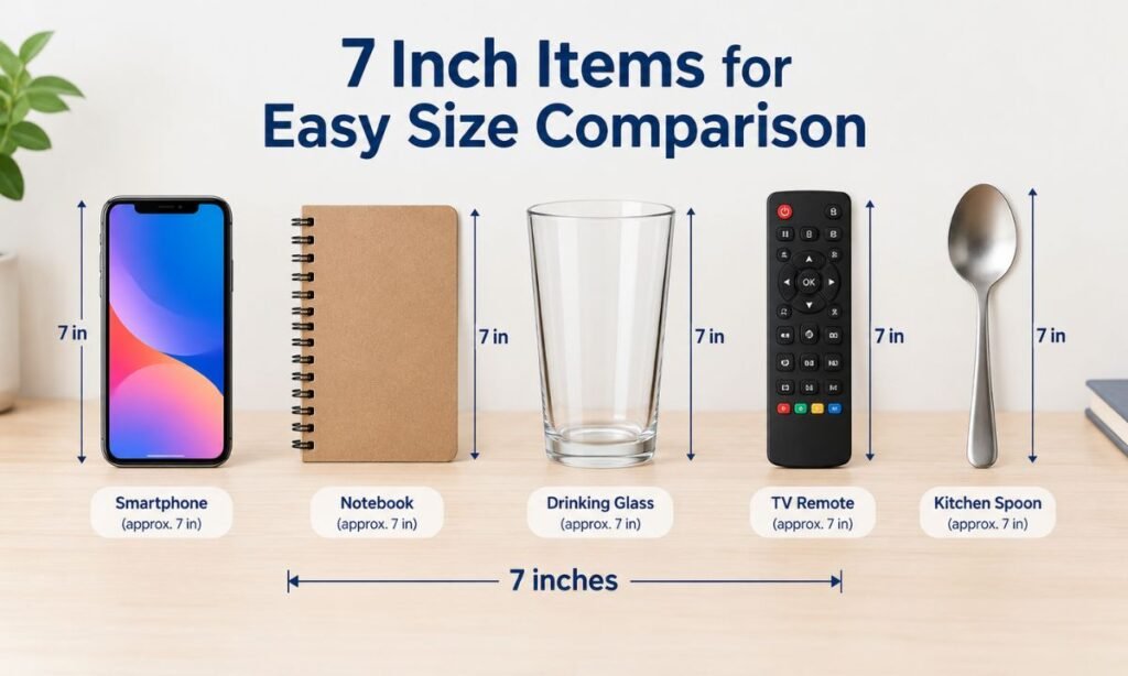 7 Inch Items for Easy Size Comparison
